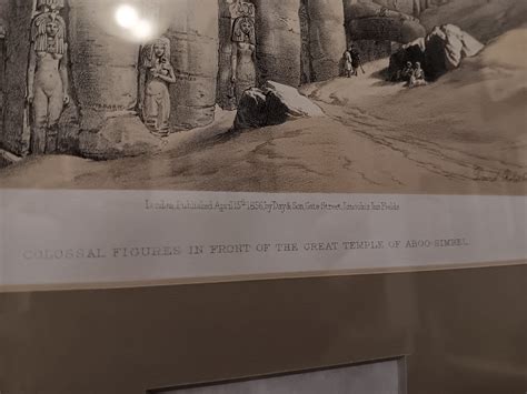 David Roberts Lithograph Great Temple Of Abu Simbel 1856 Day And Sons