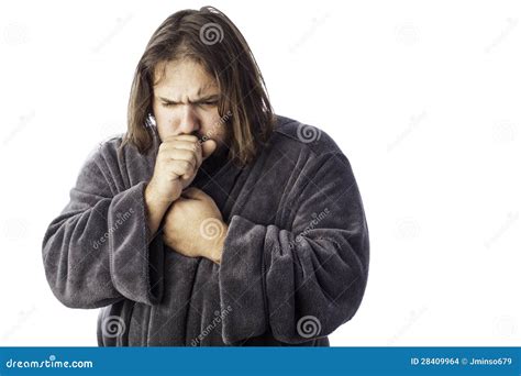 sick  man stock photo image  person head infection