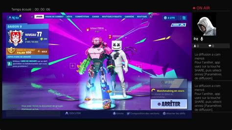 Live Fortnite Fr Abonn Vous Ca Fait Tjrs Plaisir On Tante Les