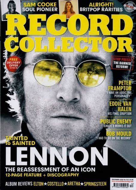 John Lennon, Record Collector Magazine December 2020 Cover Photo - United Kingdom