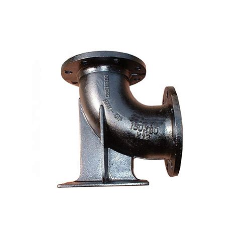 Iso2531 Ductile Cast Iron Pipe Fitting 90 Degree Dn100 Double Flanged Duckfoot Bend Buy