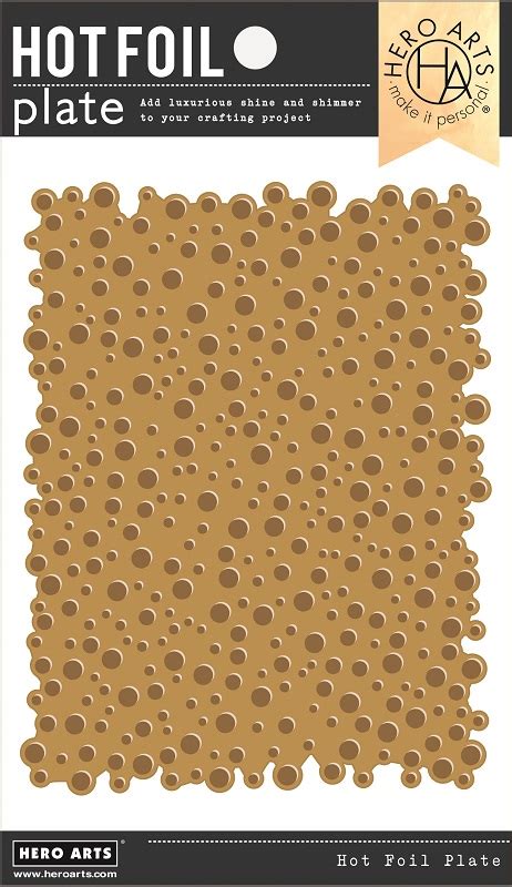 Hero Arts Hot Foil Plate Circle Confetti