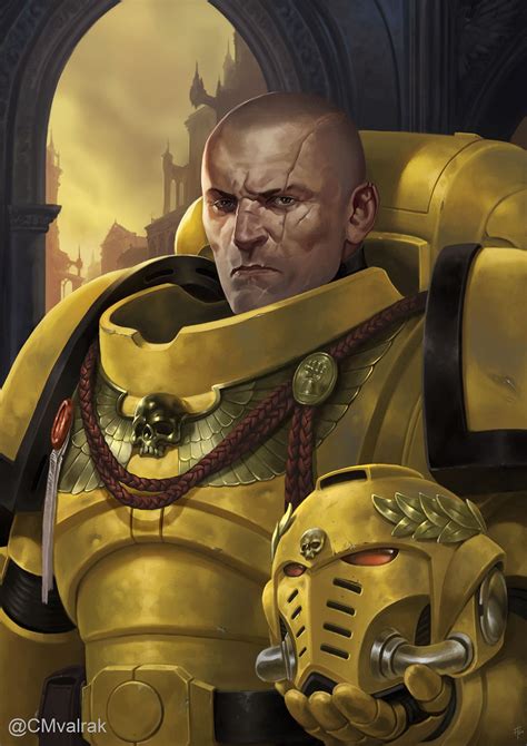 Primaris Chapter Master Valrak By Adrian Prado Warhammer 40k Artwork