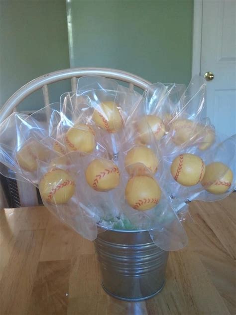 Softball Cake Pops All Vanilla And Buttercream Butter Cream Love