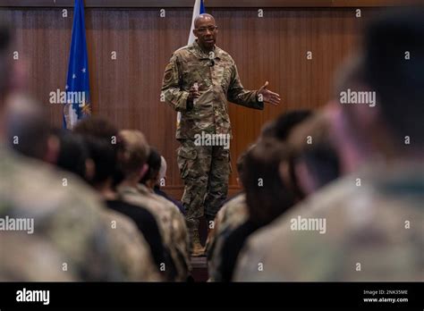 Us Air Force Chief Of Staff Gen Cq Brown Jr Speaks To Airmen