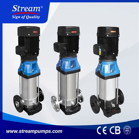 High Lift Ie3 Motor Stainless Steel Booster Industrial Vertical Multistage Centrifugal Pump