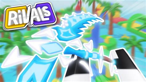 cryo scythe skin showcase roblox rivals youtube