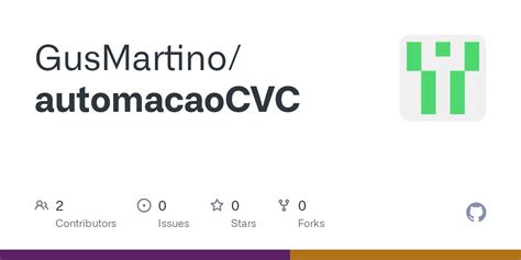 Github Gusmartinoautomacaocvc