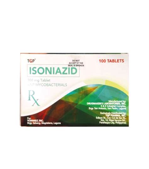 Rx: TGP Isoniazid Tab 300mg