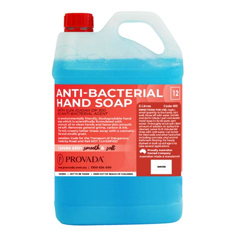 5L Anti Bacterial Hand Soap Provada Au