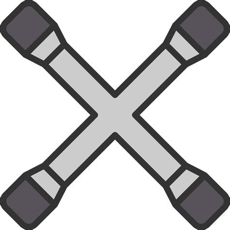 Cross Wrench Vector Icon Design Vector Art At Vecteezy