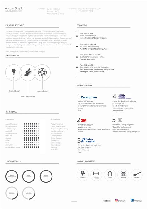 Resume On Behance