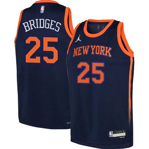 Jordan Youth New York Knicks Mikal Bridges 25 Statement Swingman