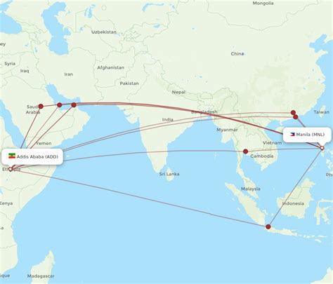 Flights From Manila To Addis Ababa Mnl To Add Airlines And Best