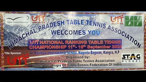 T 1 UTT NATIONAL RANKING TABLE TENNIS CHAMPIONSHIPS 2024 YouTube