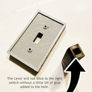 Minecraft-inspired Lever Light Switch Plate - Etsy