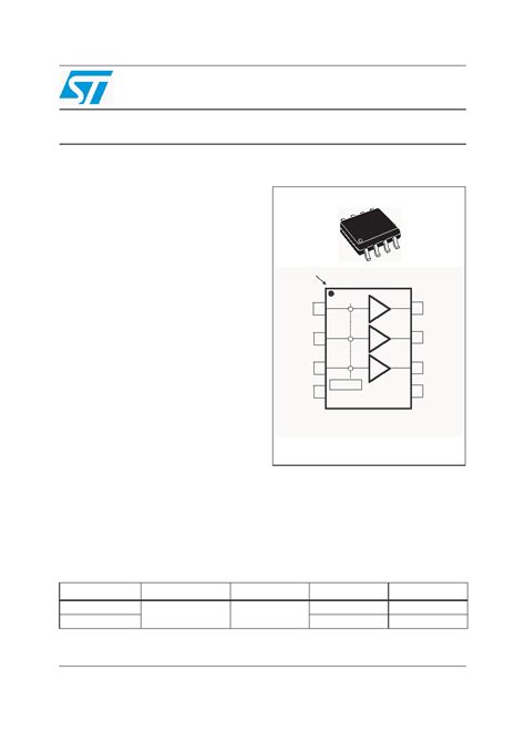 Tsh343i Datasheet 1 14 Pages Stmicroelectronics 280mhz Single