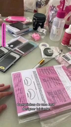 Materiais Necessários Para Uma Lash Desing Iniciante Video