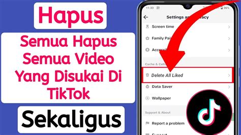 Cara Menghapus Semua Video Yang Disukai Di TikTok Sekaligus YouTube