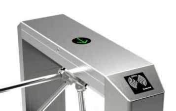 Biometric Rfid Access Control Tripod Turnstile Access Barrier Gate