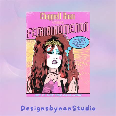 Chappell Roan Holographic Sticker Pack Good Luck Babe Feminionon Holographic Vinyl Sticker