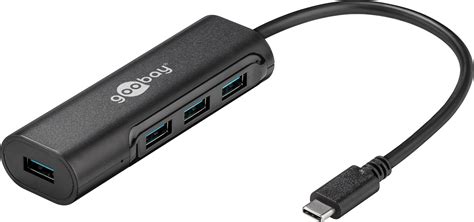 Kopplat Se Goobay Usb Hub Usb C Hane X Usb A Svart