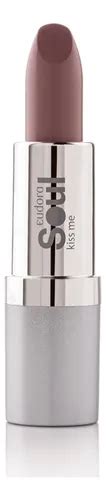 Labial Eudora Batom Mate Soul Kiss Me color nude vitória mate