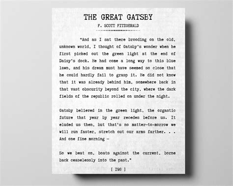 Quotes From The Book The Great Gatsby And Page Numbers | Detroit Chinatown