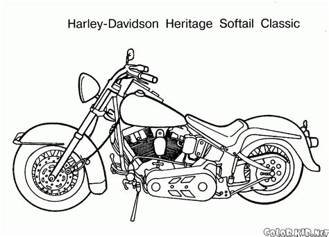 Раскраска - Мотоцикл нужно беречь