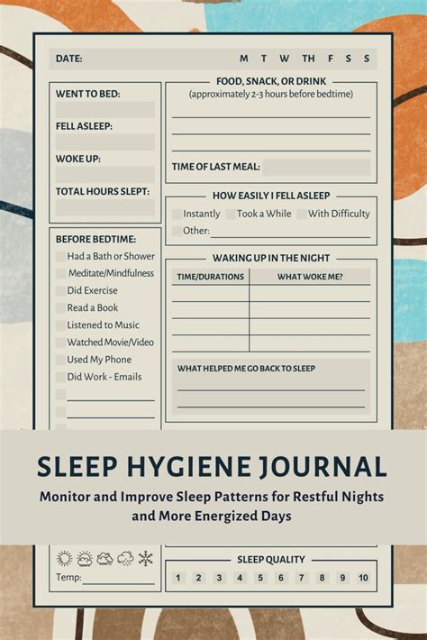 What Is Journal For Sleep Hygiene