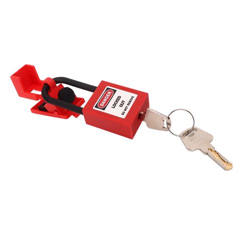 Circuit Breaker Lockout Kit, Breaker Lock Out Device Easy Carry Red