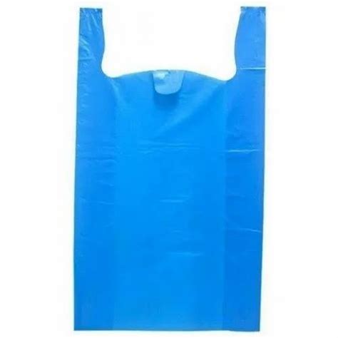 Plain Blue Hdpe Carry Bag For Grocery Holding Capacity Kg At Rs