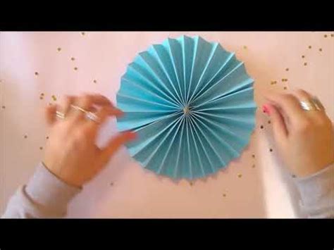 Como Hacer Rosetas De Papel F Ciles Decoraci N En Casa Youtube