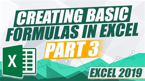 Excel For Beginners Part Creating Basic Formulas In Ms Excel