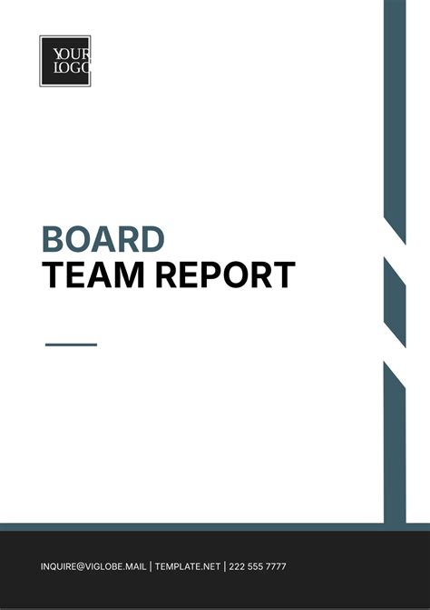 Free Board Report Templates Edit Online And Download