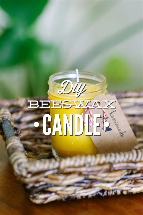 diy beeswax candles 1