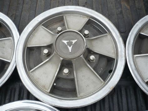 1966 1967 66 67 Dodge Polara Monaco 14 Mag Type Hubcaps Charger Lot Of