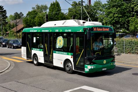 Tram Bus Basel Ch Rampini Al El Nr