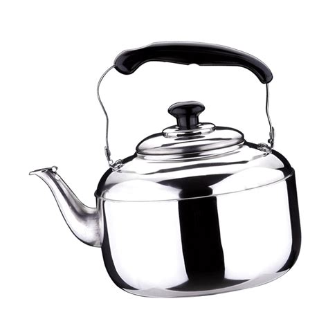 Premium tea Kettle - Rust Resistant Stainless Steel Gas Electric Induction Stovetop Kettle - Tea ...