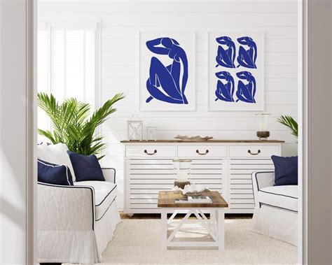 Matisse Blue Nude Art Print Overberg Interiors