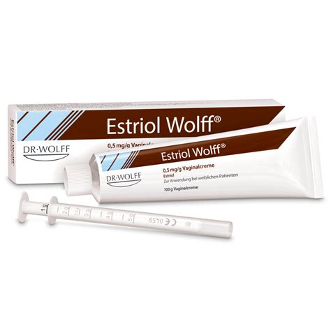 Estriol Wolff Mg G Vaginalcreme Dr Wolff Group