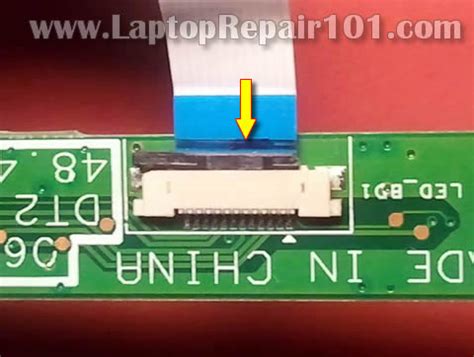 How to repair broken touchpad connector on motherboard | Laptop Repair 101