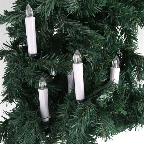 10pc Led Candle Light With Clips Home Party Wedding Xmas Tree Decor Remote Controlled Flameless