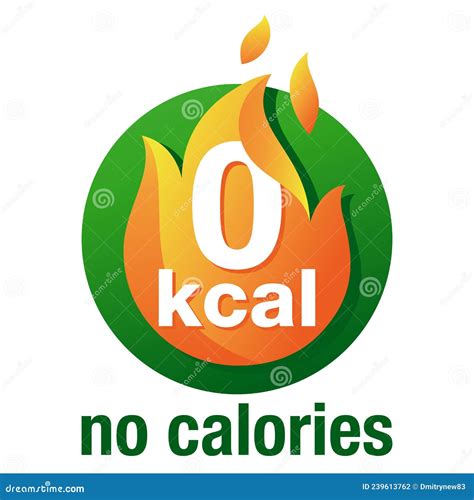 Zero Calories Stamp With Slim Woman Silhouette Vector Illustration