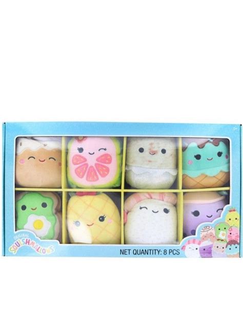 Kellytoy Squishmallows 5 Inch Mini Plush 8 Pack Fantasy Wildlife Artofit