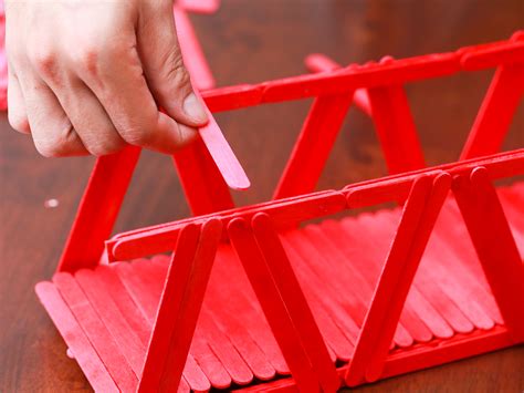 How To Build A Bridge With Popsicle Sticks With Pictures