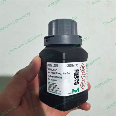 Jual Silver Nitrate Perak Nitrat Merck Gram Kode