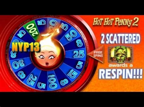 WMS Hot Hot Penny 2 Slot Bonus Line Hits WINS YouTube