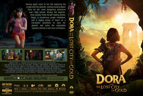 Dora and the Lost City of Gold (2019) R0 Custom DVD Cover - DVDcover.Com