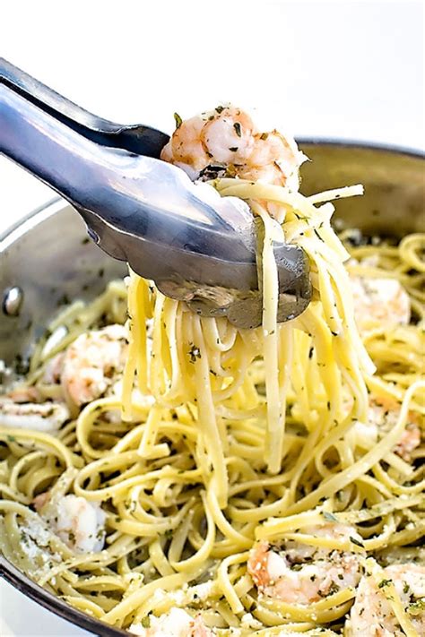 Shrimp Scampi With Linguine Recipe Chefthisup